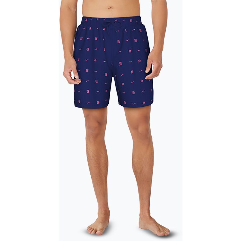 Pánské plavecké šortky Nike Luxe Letter 7 Volley midnight navy