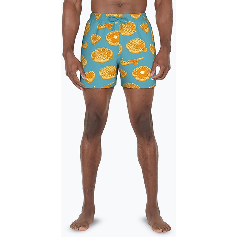 Pánské plavecké šortky Nike Multi Print 5 Volley dusty cactus