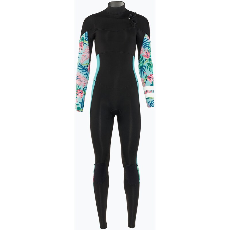 Dámský plavecký neopren Hurley Plus Printed 3/2 mm Fullsuit java