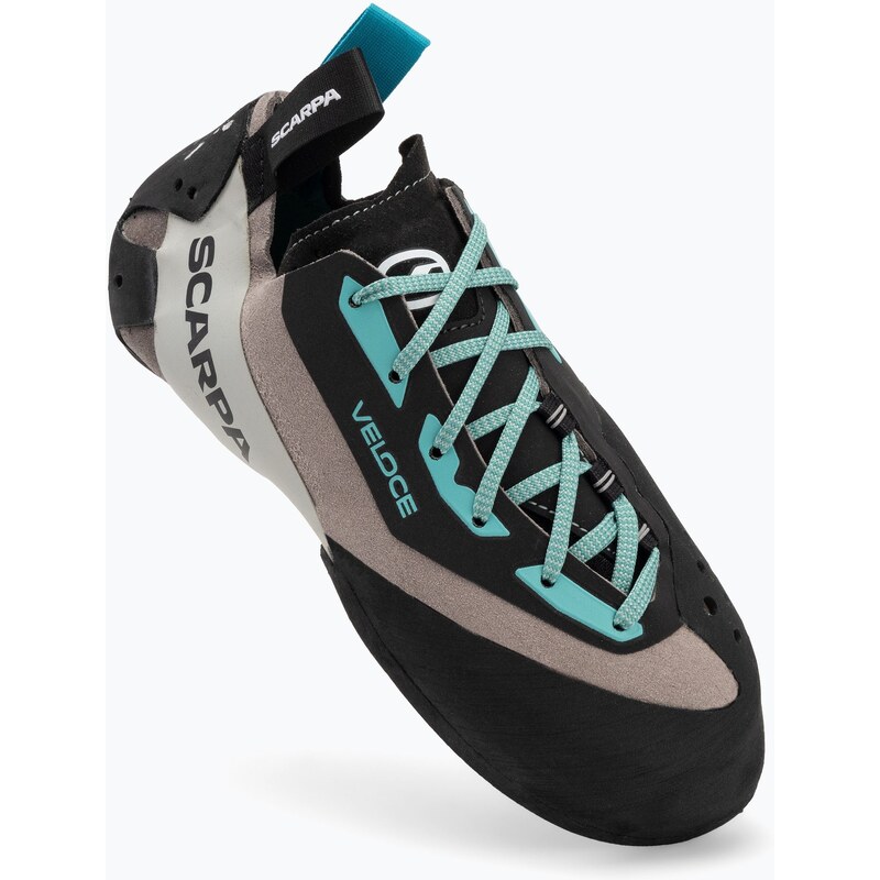 Dámské lezecké boty SCARPA Veloce L light gray/maldive