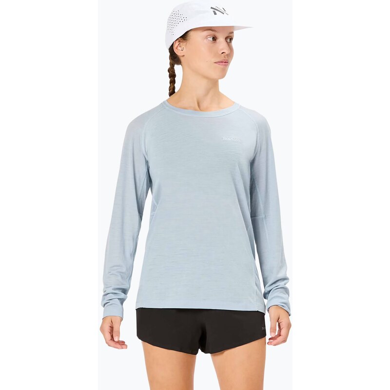 Dámské běžecké tričko Longsleeve NNormal Merino blue