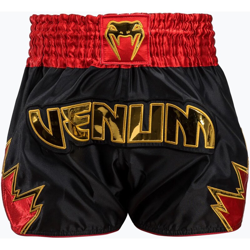 Pánské tréninkové šortky Venum Inferno Muay Thai black/gold/red