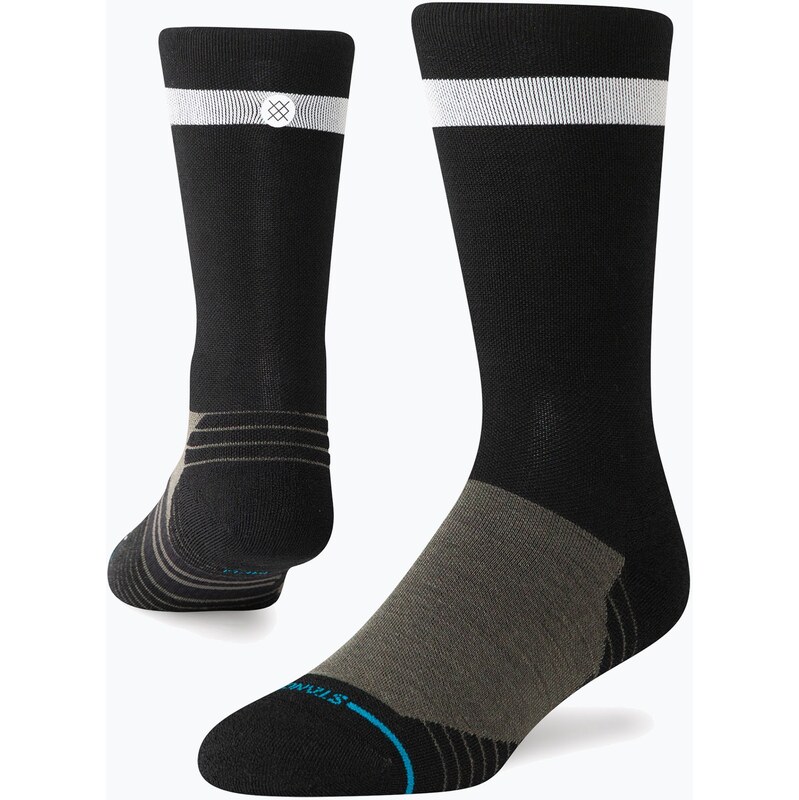 Ponožky Stance Take Yur Time Light Wool Crew washedblack