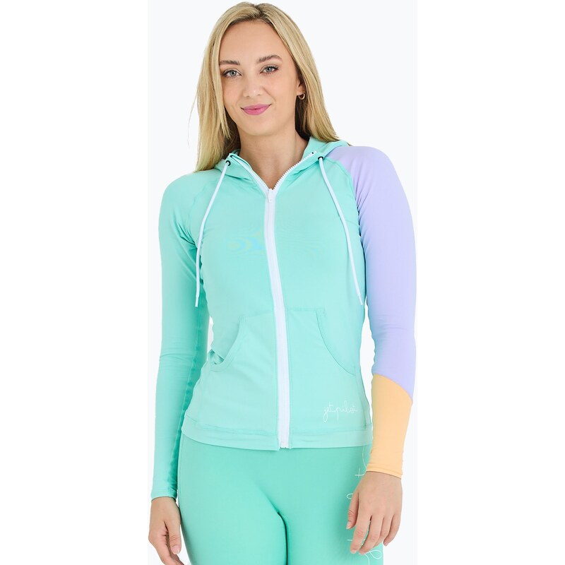 Dámská mikina Jetpilot Pacer Hooded Rashie teal