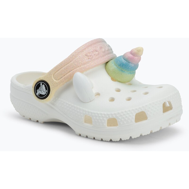 Dětské nazouváky Crocs Classic IAM Rainbow Unicorn CgT chalk