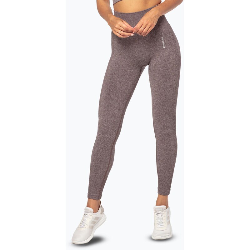 Dámské tréninkové legíny Carpatree Allure Seamless brown melange