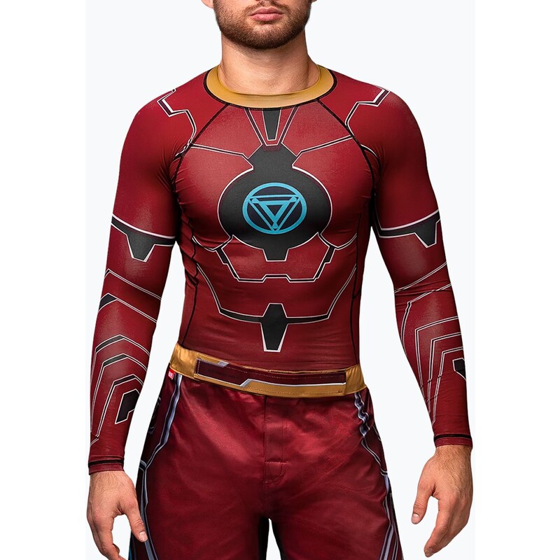 Pánský rashguard Longsleeve Hayabusa Marvels Iron Man red
