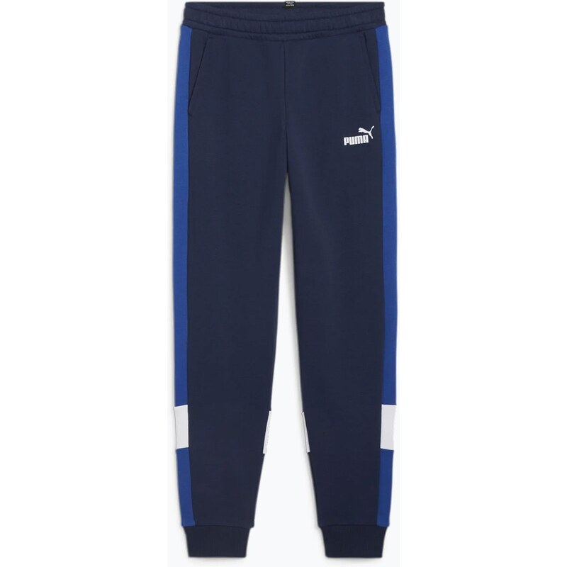 Dětské tepláky PUMA ESS Block TR cobalt glaze