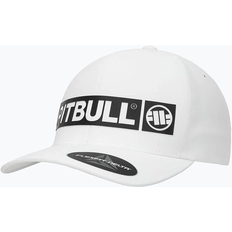 Kšiltovka Pitbull Snapback ,,Hilltop Stretch Fitted white