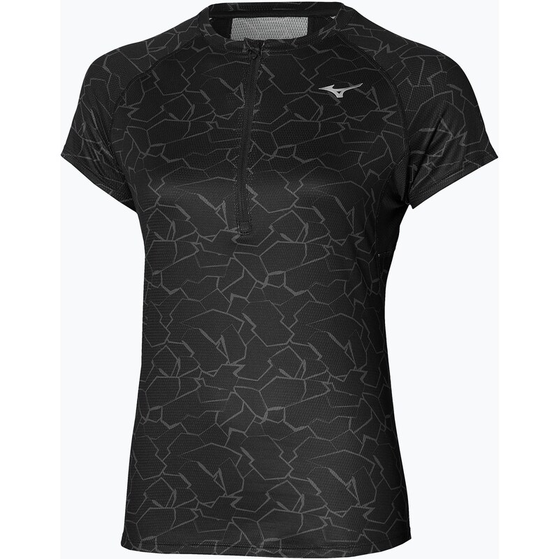 Dámské běžecké tričko Mizuno Graphic Trail Tee black