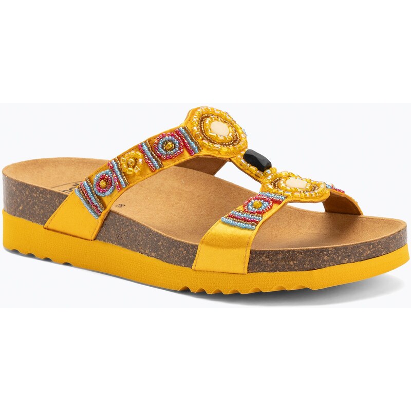 Dámské nazouváky Scholl New Bogota Wedge Med tangerine