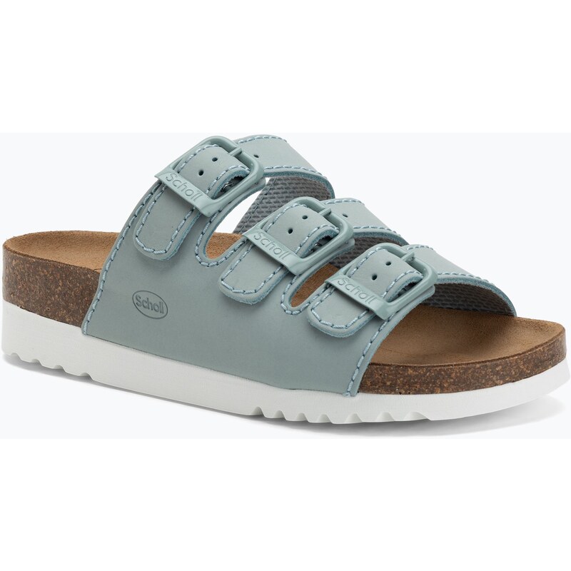 Dámské nazouváky Scholl Rio Wedge Ad Med pale blue