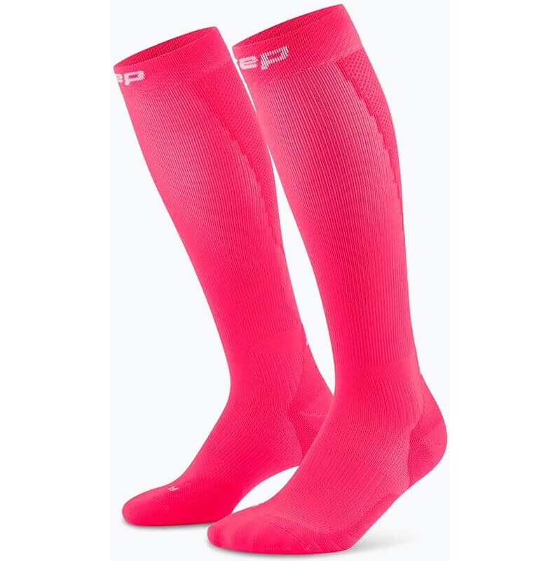 Dámské kompresní ponožky CEP Run Tall 5.0 pink