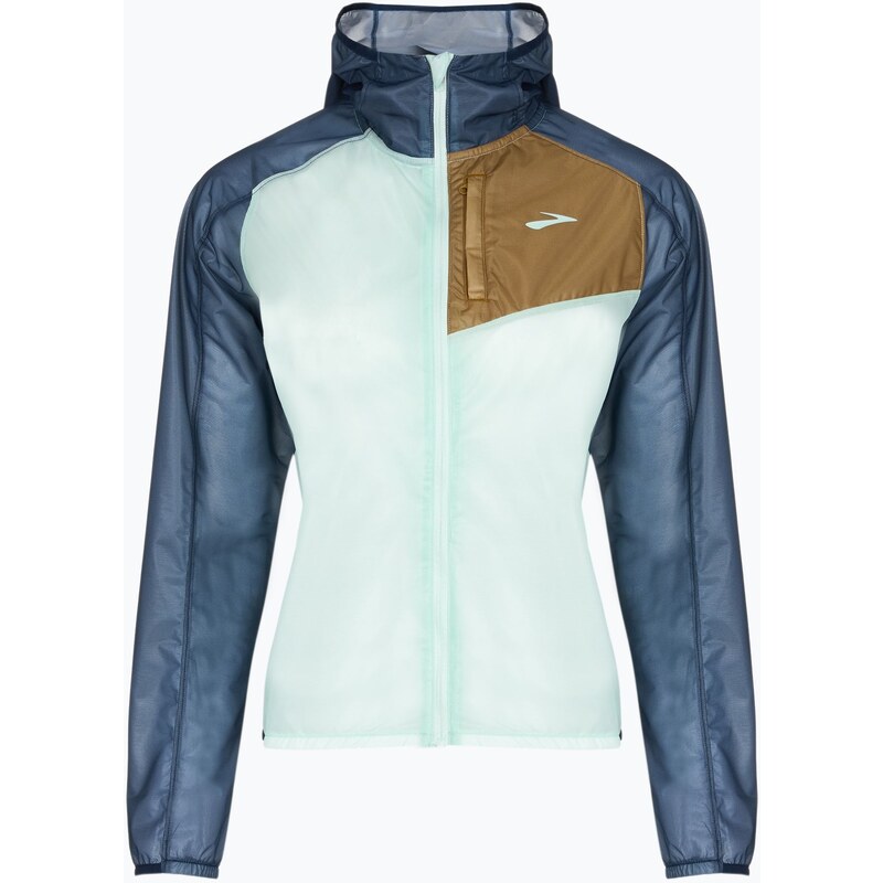 Dámská běžecká bunda Brooks All Altitude ice blue multi