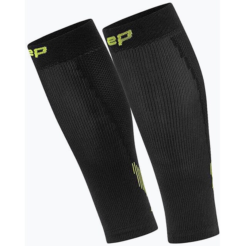 Pánské kompresní pásky na lýtka CEP Calf 5.0 black/lime