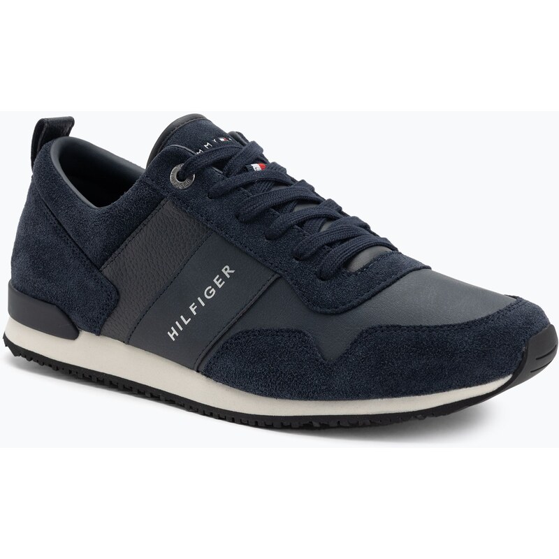 Pánské boty Tommy Hilfiger Iconic Leather Suede Mix Runner