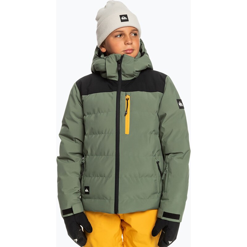 Quiksilver The Edge Youth snowboardová bunda s vavřínovým věncem