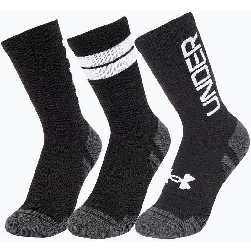 Sportovní ponožky Under Armour Perf Tech Nov Crew 3P black/black