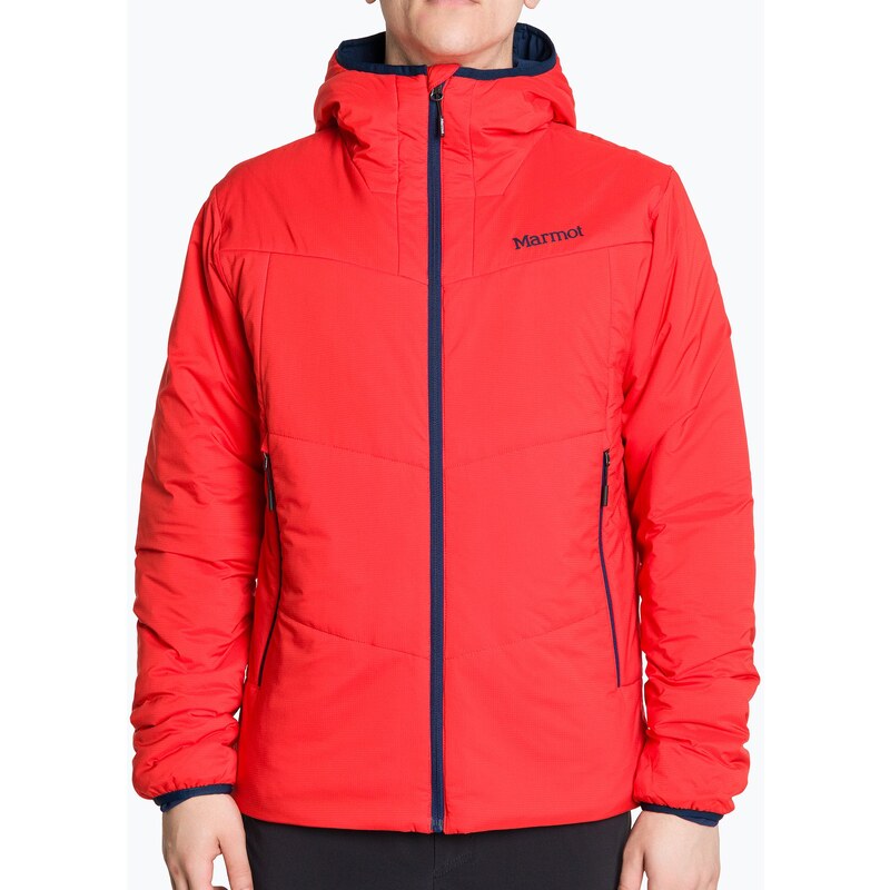 Pánská hybridní bunda Marmot Novus 2.0 Hoody červená 11380-6702