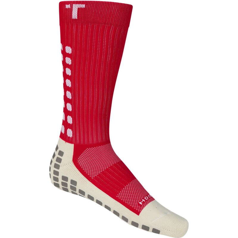 TRUsox Mid-Calf Cushion fotbalové ponožky červené