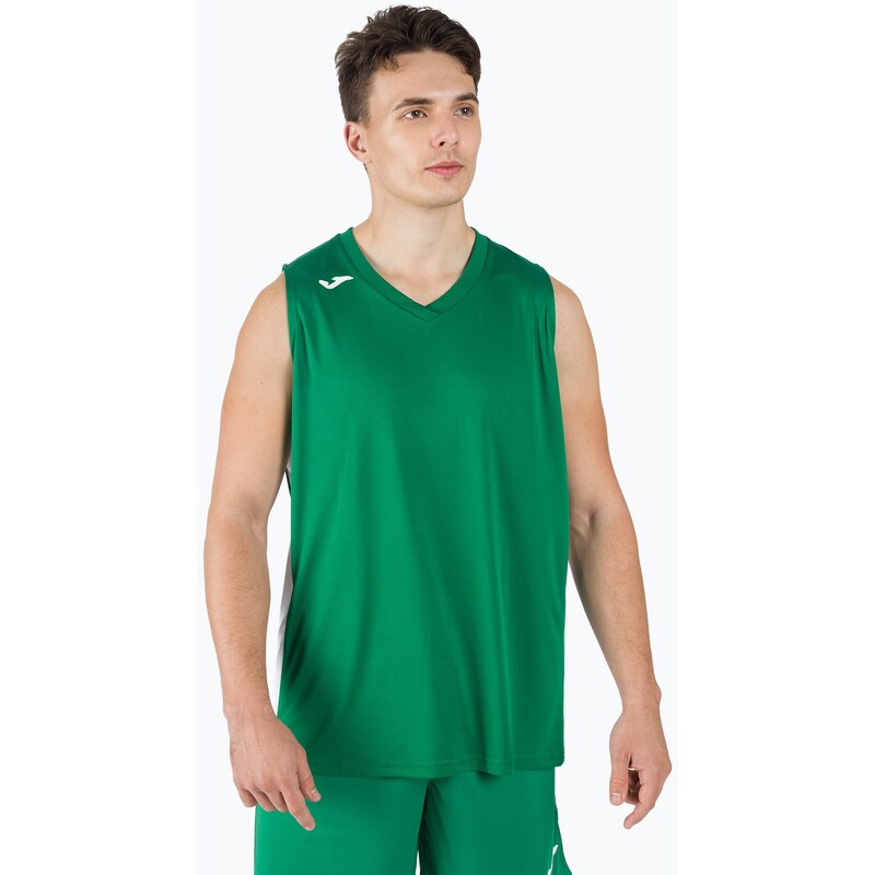 Basketbalový dres Joma Cancha III zelená/bílá 101573.452