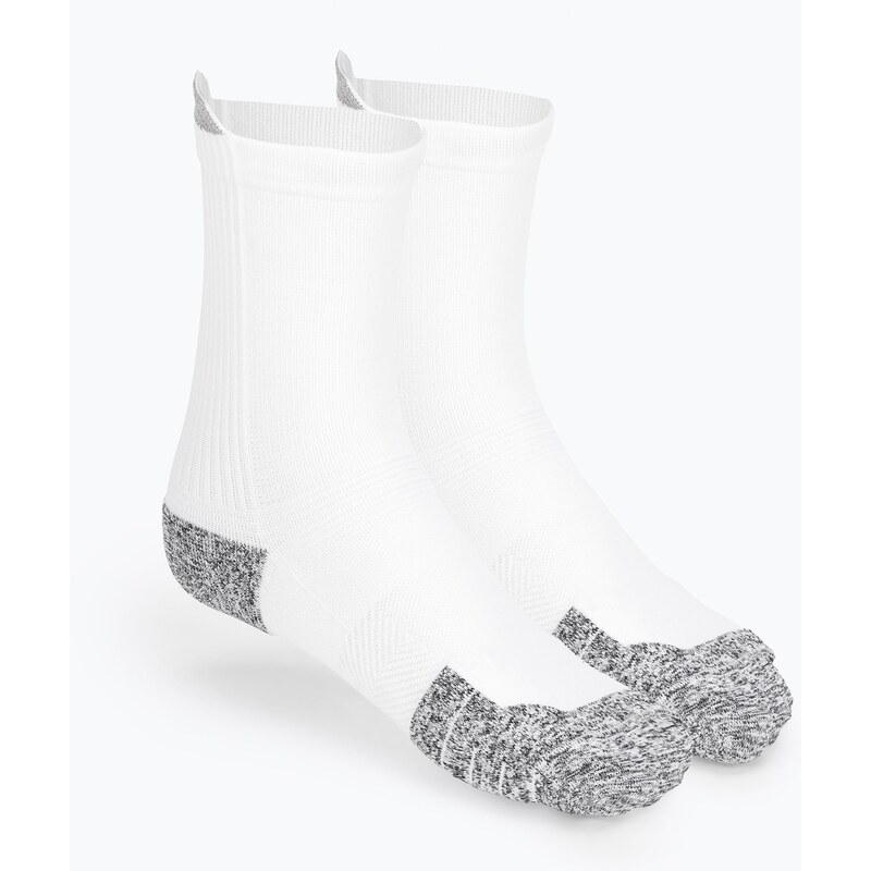 Under Armour Ad Run Cushion 1Pk Mid bílé běžecké ponožky 1376076