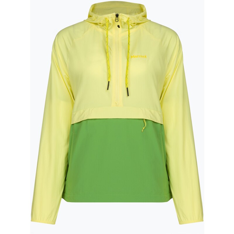 Dámská bunda větrovka Marmot Campana Anorak žluto-zelená