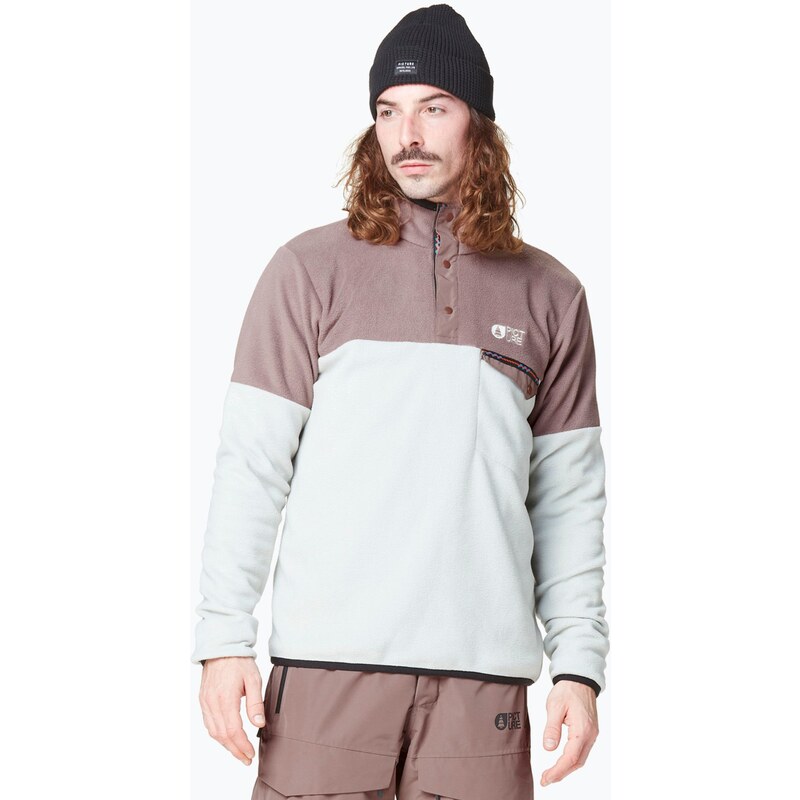 Pánská mikina Picture Arcca 1/4 Fleece deep taupe/pigeon