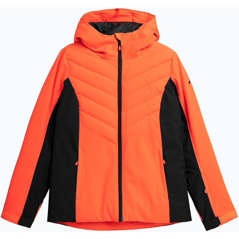 Dámská lyžařská bunda 4F F122 coral neon