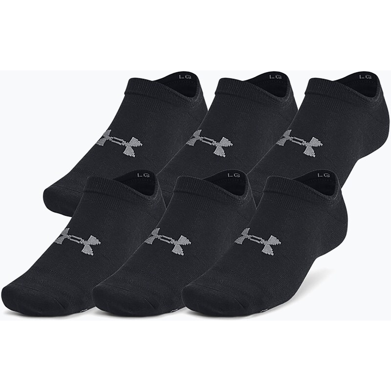 Tréninkové ponožky Under Armour Essential No Show 6 Pack black