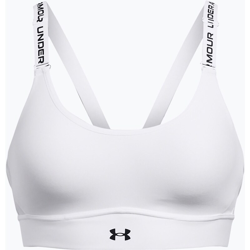 Fitness podprsenka Under Armour Infinity Mid white/black