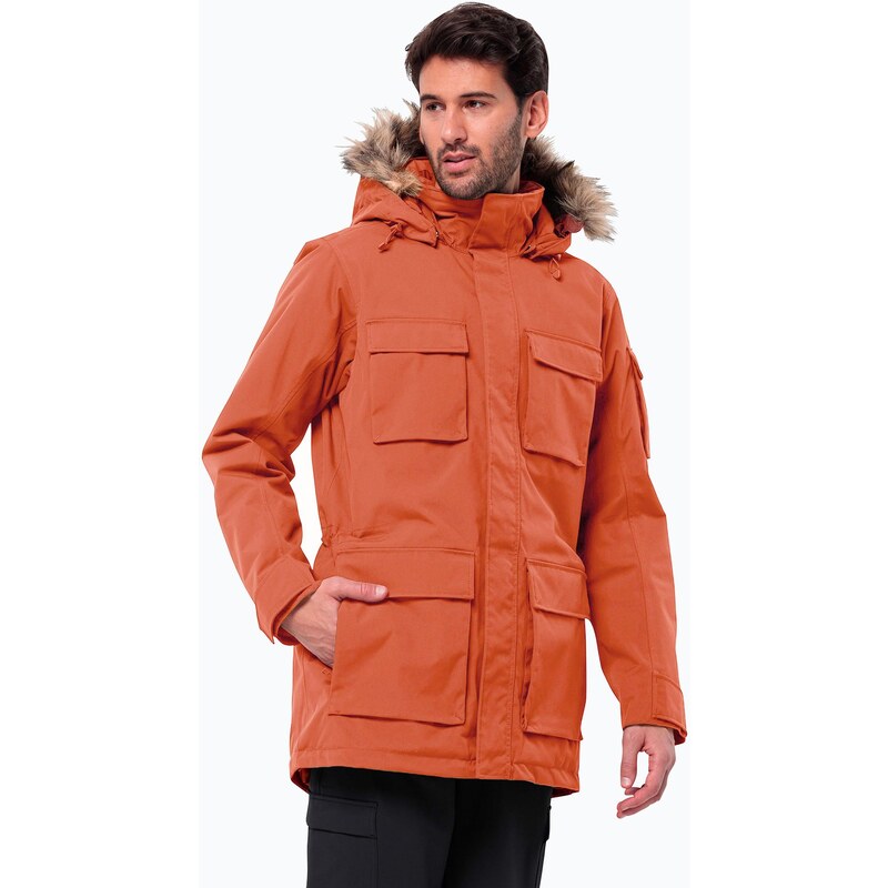 Pánská zimní bunda Jack Wolfskin Glacier Canyon Parka carmine