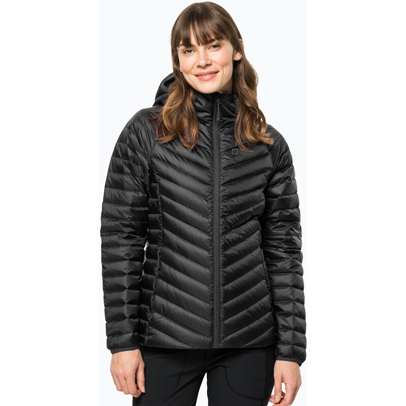 Jack Wolfskin dámská péřová bunda Passamani Down Hoody černá
