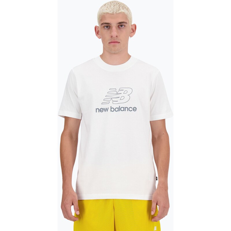 Pánské tričko New Balance Graphic V Flying T-shirt white
