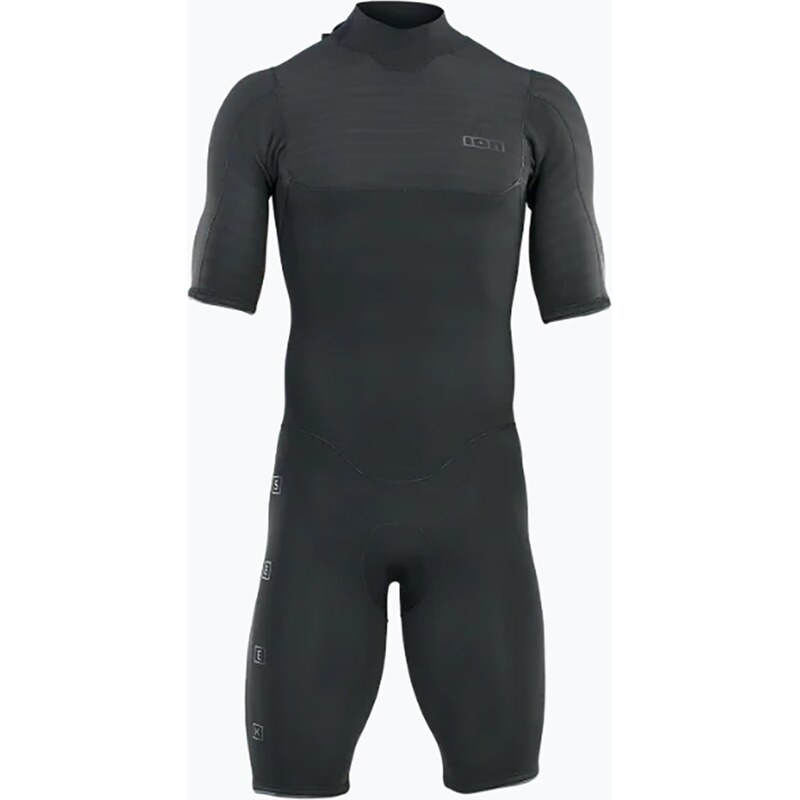 Pánský plavecký neopren ION Seek Core 2/2 Shorty Back Zip Black