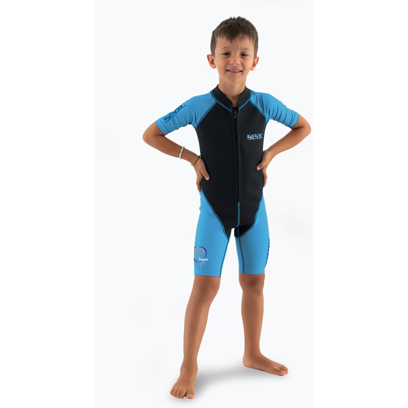Dětský neopren SEAC Shorty Dolphin 1,5 mm black/blue