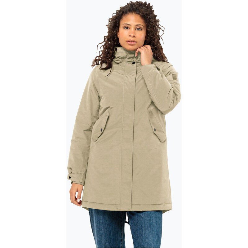 Dámská zimní bunda Jack Wolfskin Talforst Parka anis