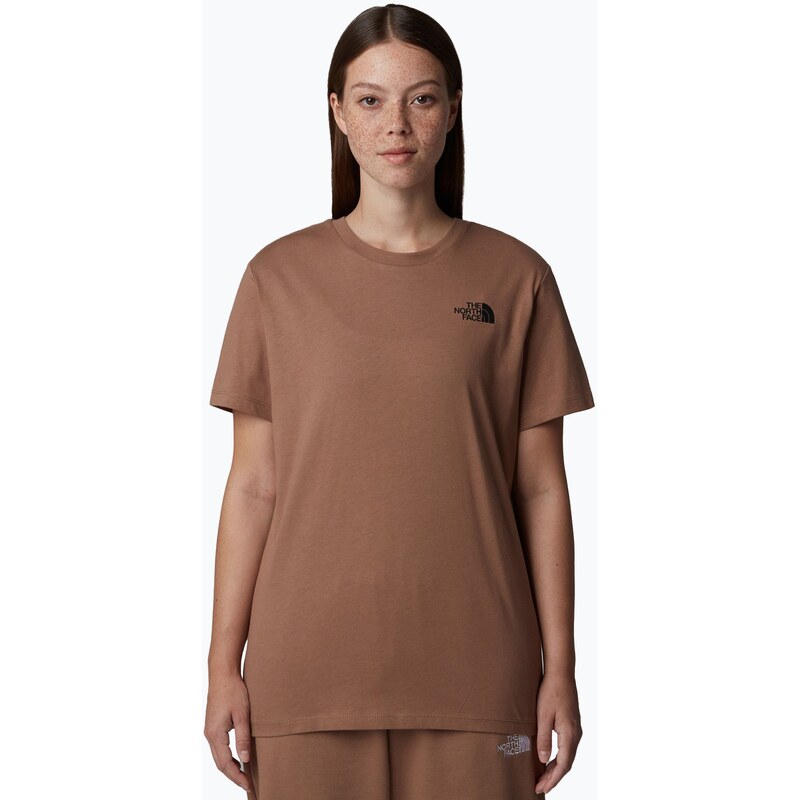 Dámské tričko The North Face Box Nse Relaxed Tee latte/tnf white