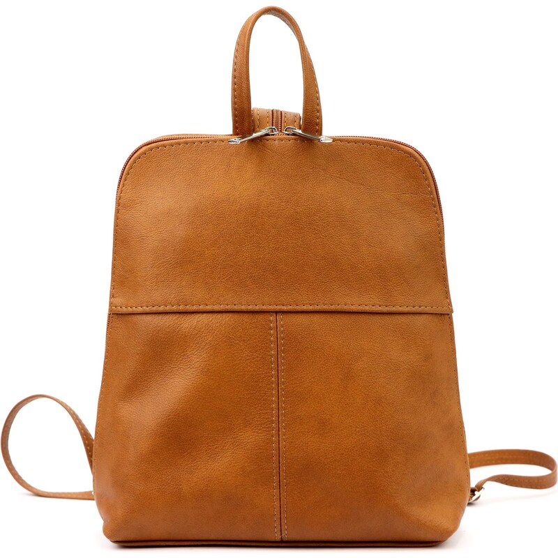 Dámský kožený batoh Voyager 517 camel 107245434