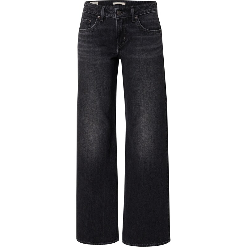 LEVIS  Džíny Low Loose černá džínovina