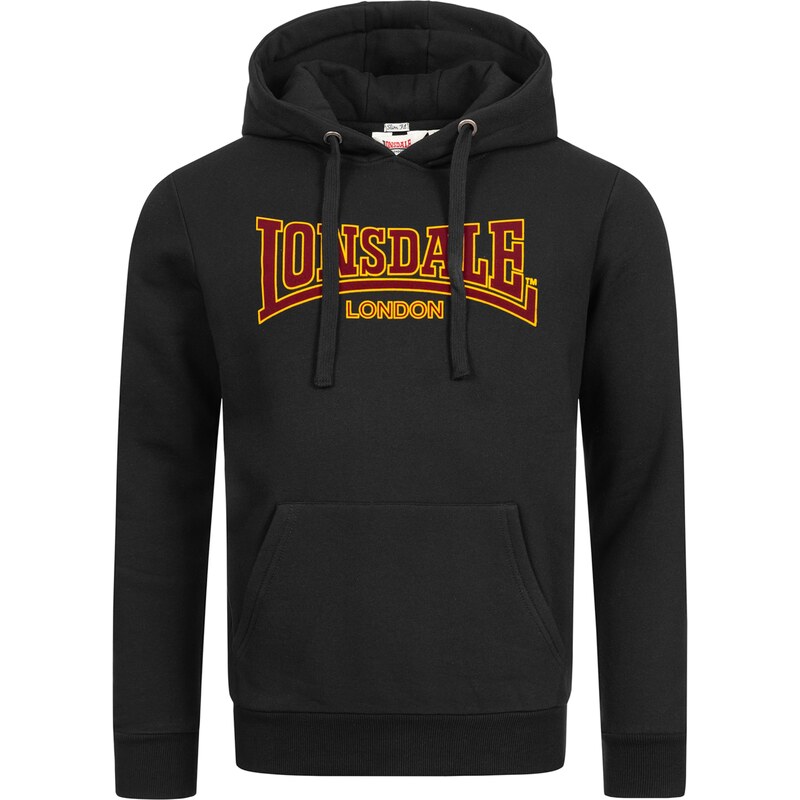 LONSDALE Mikina Classic kari / červená / černá