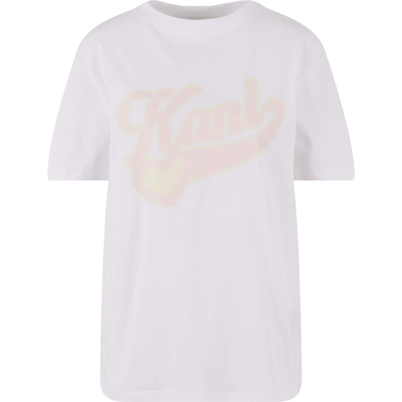 Karl Kani Tričko Varsity Heart žlutá / růžová / bílá