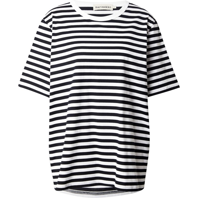 Marimekko Tričko TASARAITA černá / bílá 107600732