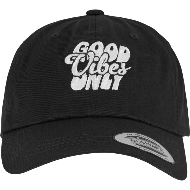 Mister Tee Kšiltovka Good Vibes Only černá / bílá 108758113