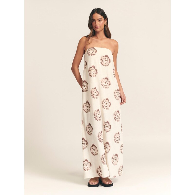 St MRLO Šaty CYPRESS DRESS béžová / hnědá 107288207
