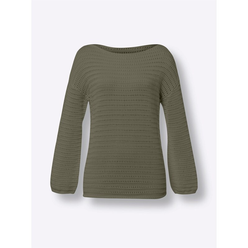 heine Svetr khaki 108766358