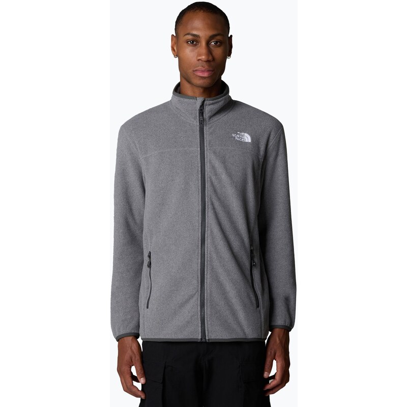 Pánská mikina The North Face 100 Glacier Full Zip medium grey