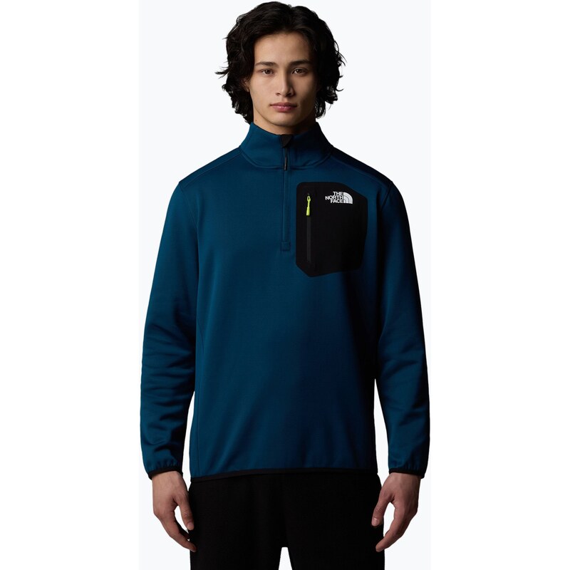 Pánská mikina The North Face Crest 1/4 Zip midnight petrol/