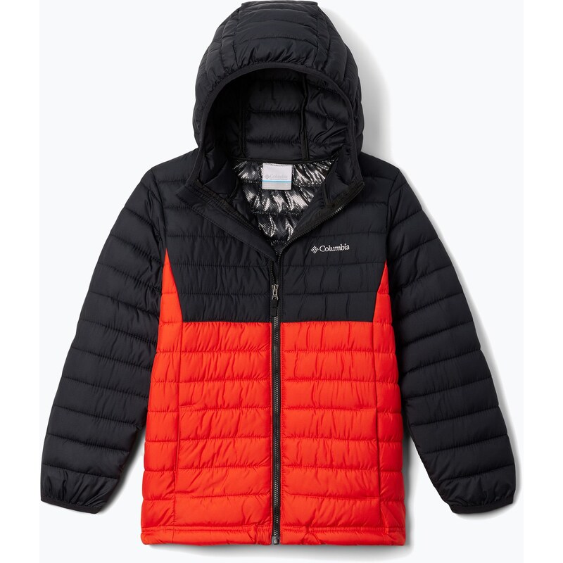 Dětská bunda Columbia Powder Lite II Hooded spicy/ black