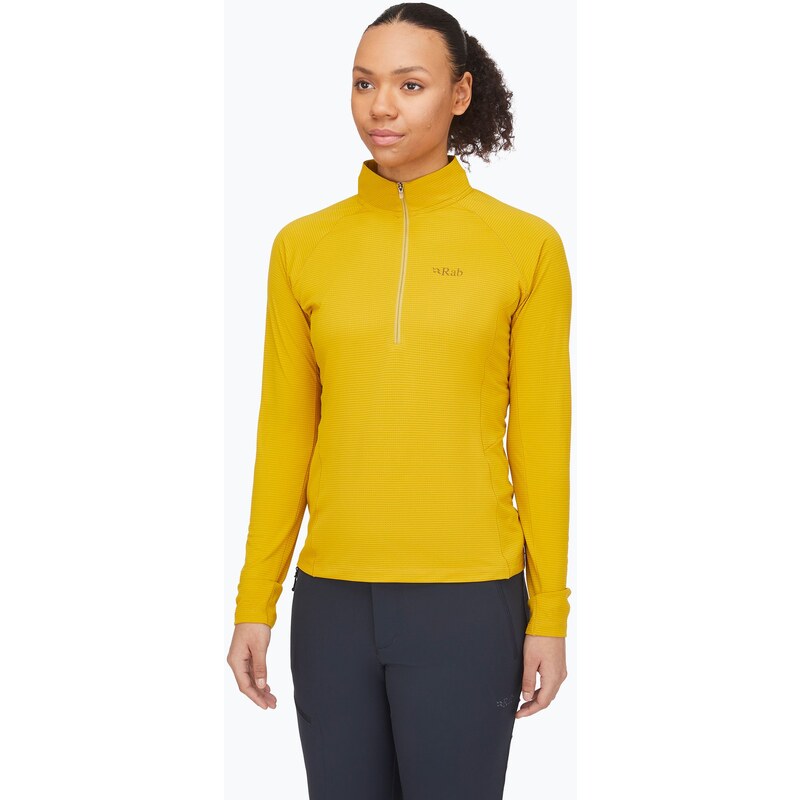 Dámské tričko longsleeve Rab Sonic LS Zip sahara